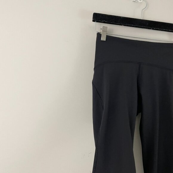Lululemon Train Times 7/8 Pant Mesh Black Leggings Size 6 - Picture 4 of 7